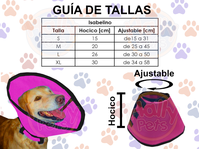 Collar Isabelino En Lona Talla L - Image 2